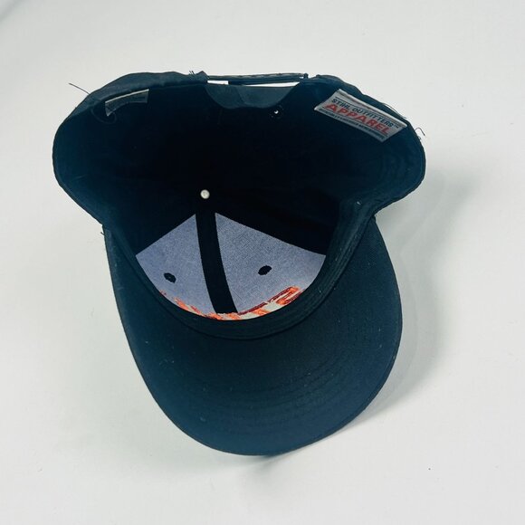 Black Orange Stihl Logo Snapback Hat One size fits most Adjustable Cap - Picture 5 of 6